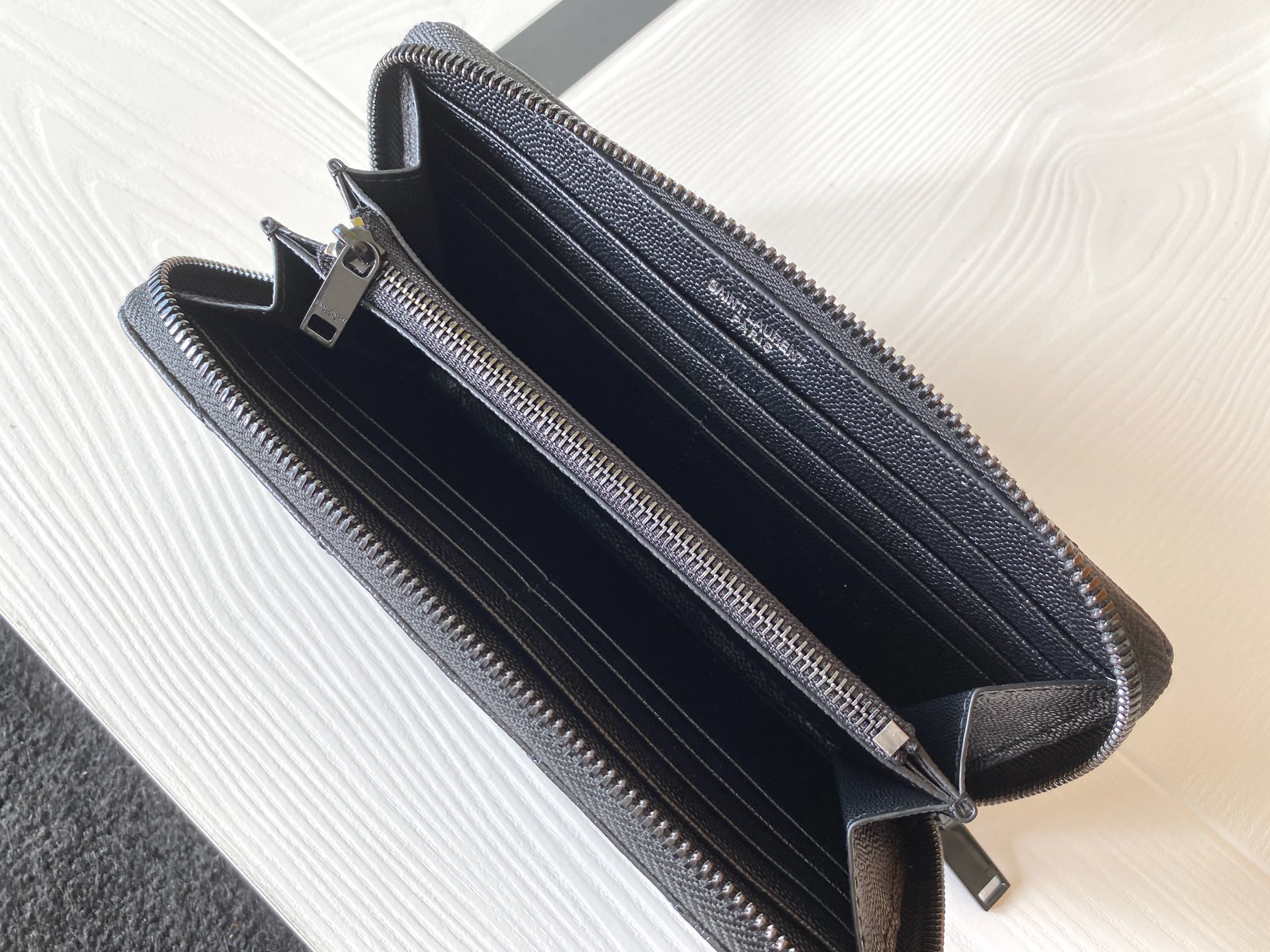 Saint Laurent Monogramme leather Wallet -Black Wallet
