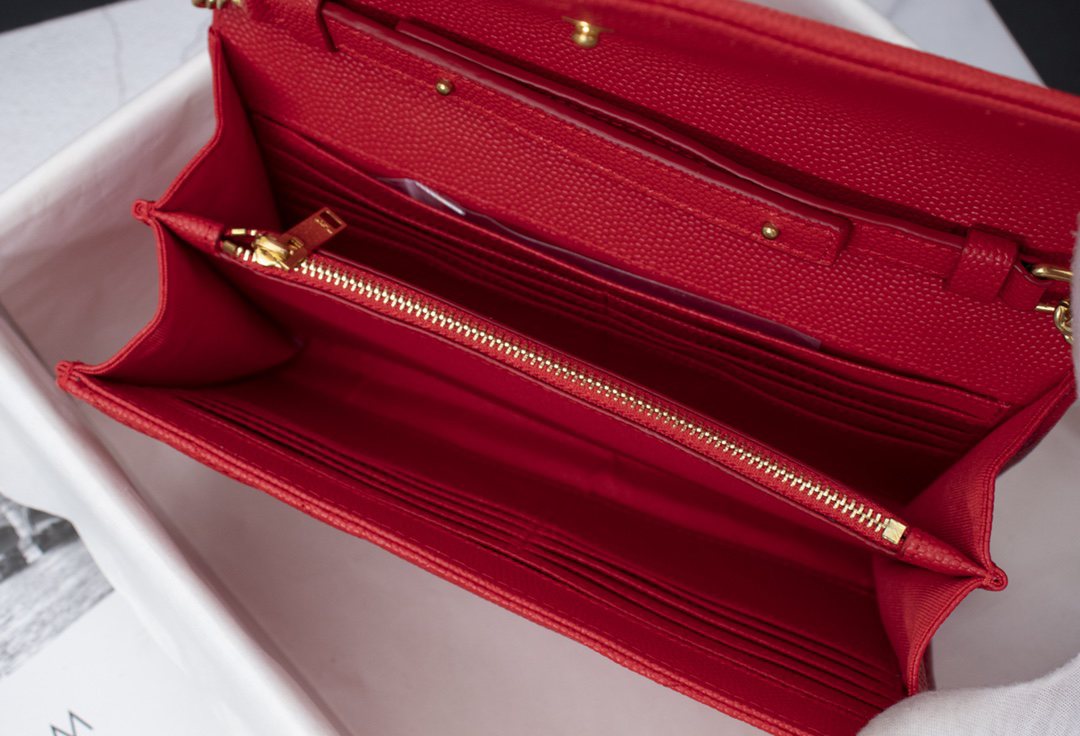 Saint Laurent YSL Cassandre Envelope - Red
