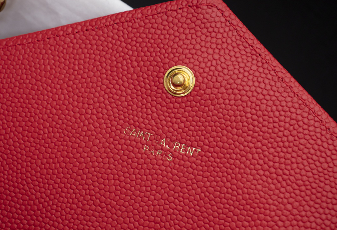 Saint Laurent YSL Cassandre Envelope - Red