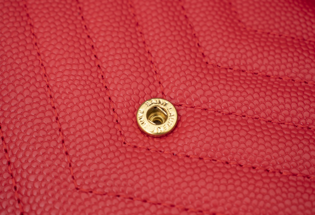 Saint Laurent YSL Cassandre Envelope - Red