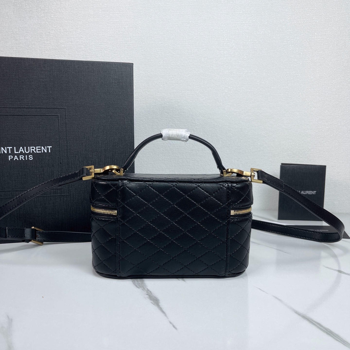 SAINT LAURENT YSL GABY vanity Medium bag in lambskin