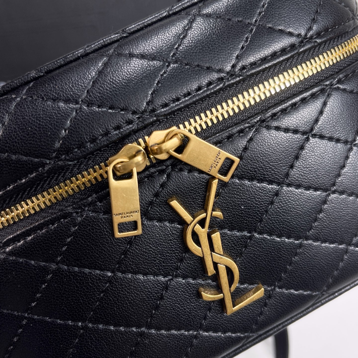 SAINT LAURENT YSL GABY vanity Medium bag in lambskin
