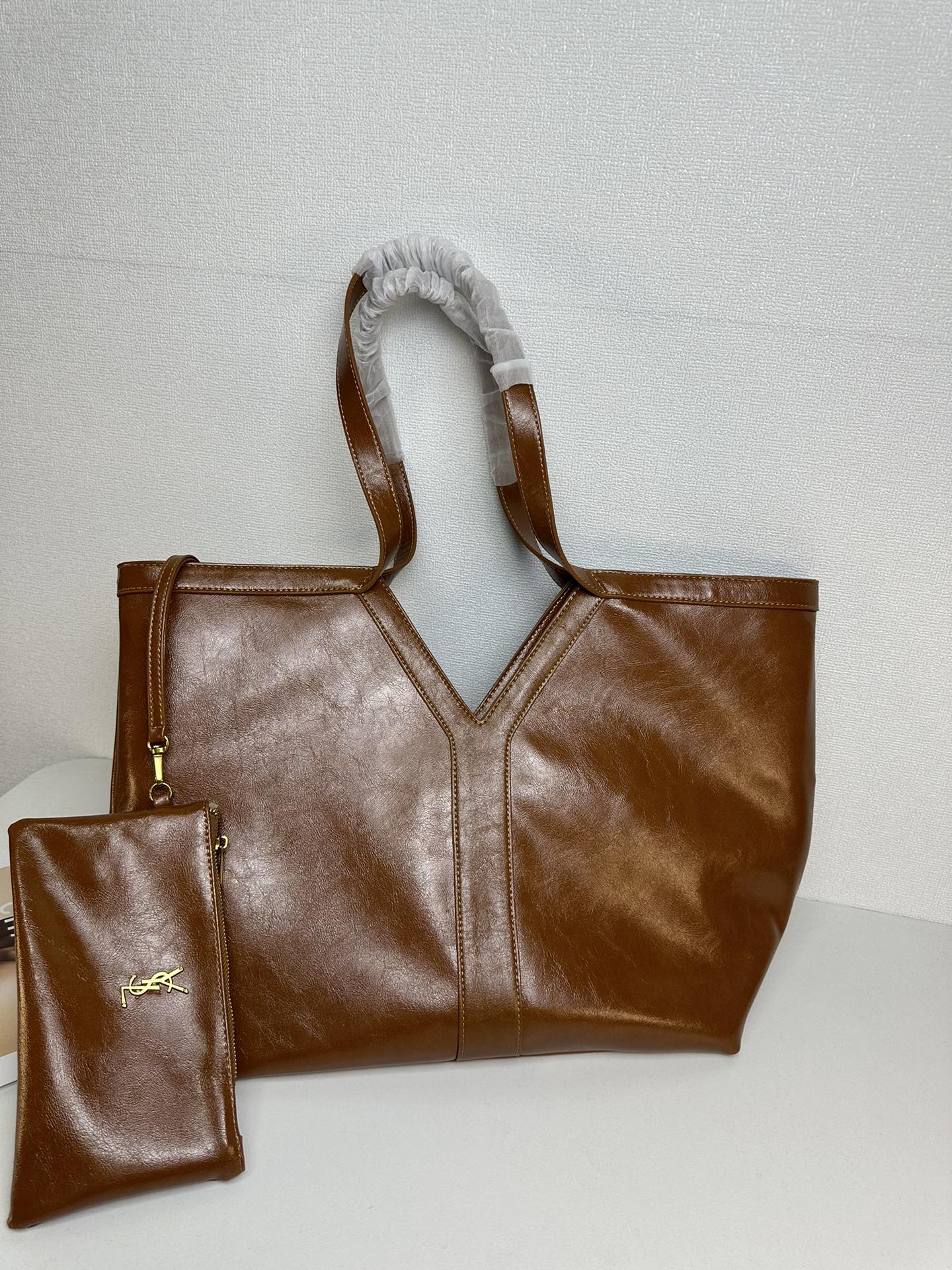 Saint Laurent Oversized Tote Bag - Brown Bag