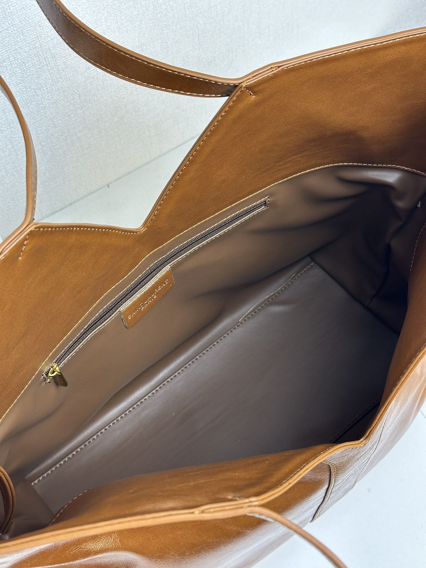 Saint Laurent Oversized Tote Bag - Brown Bag