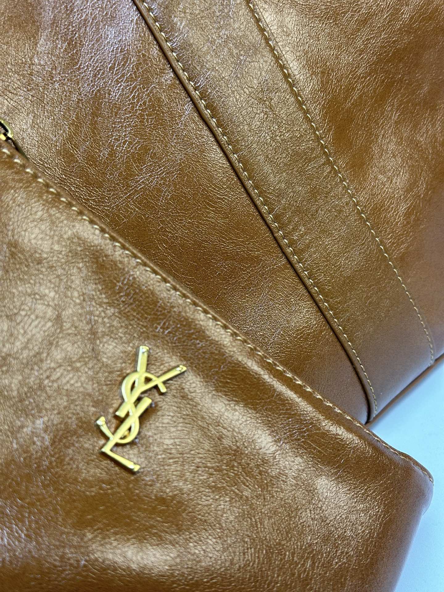 Saint Laurent Oversized Tote Bag - Brown Bag