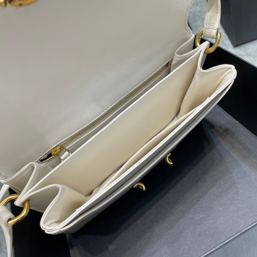 YSL Le Maillon Satchel In Smooth Leather Bag