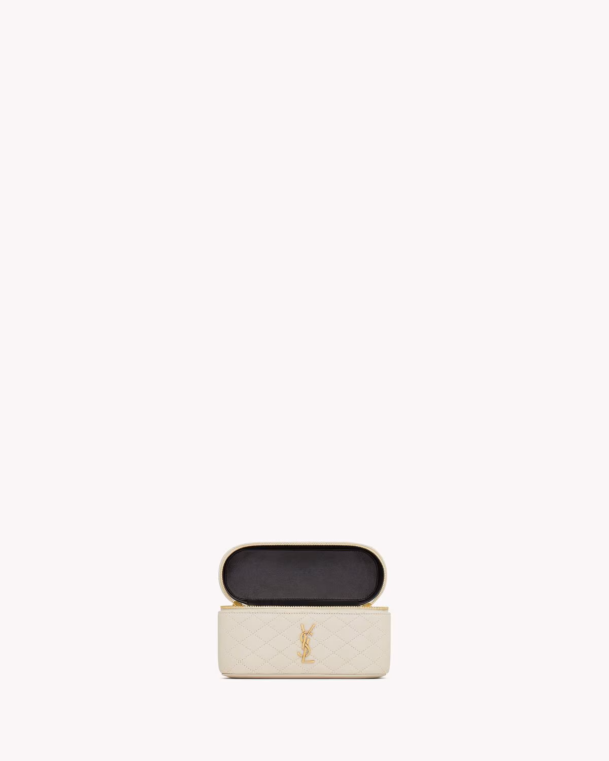 YSL GABY vanity bag in lambskin-BLANC VINTAGE