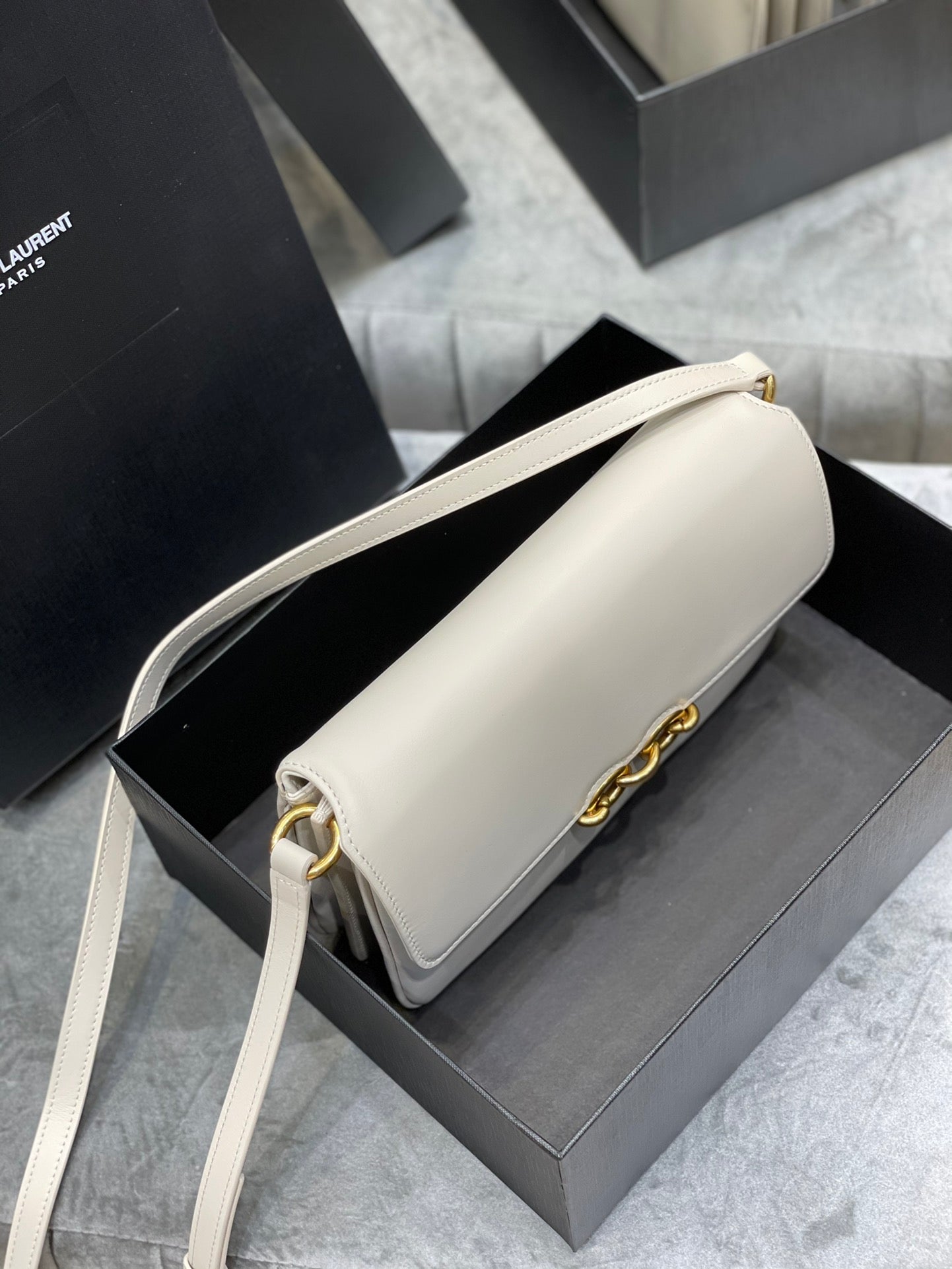 YSL Le Maillon Satchel In Smooth Leather Bag