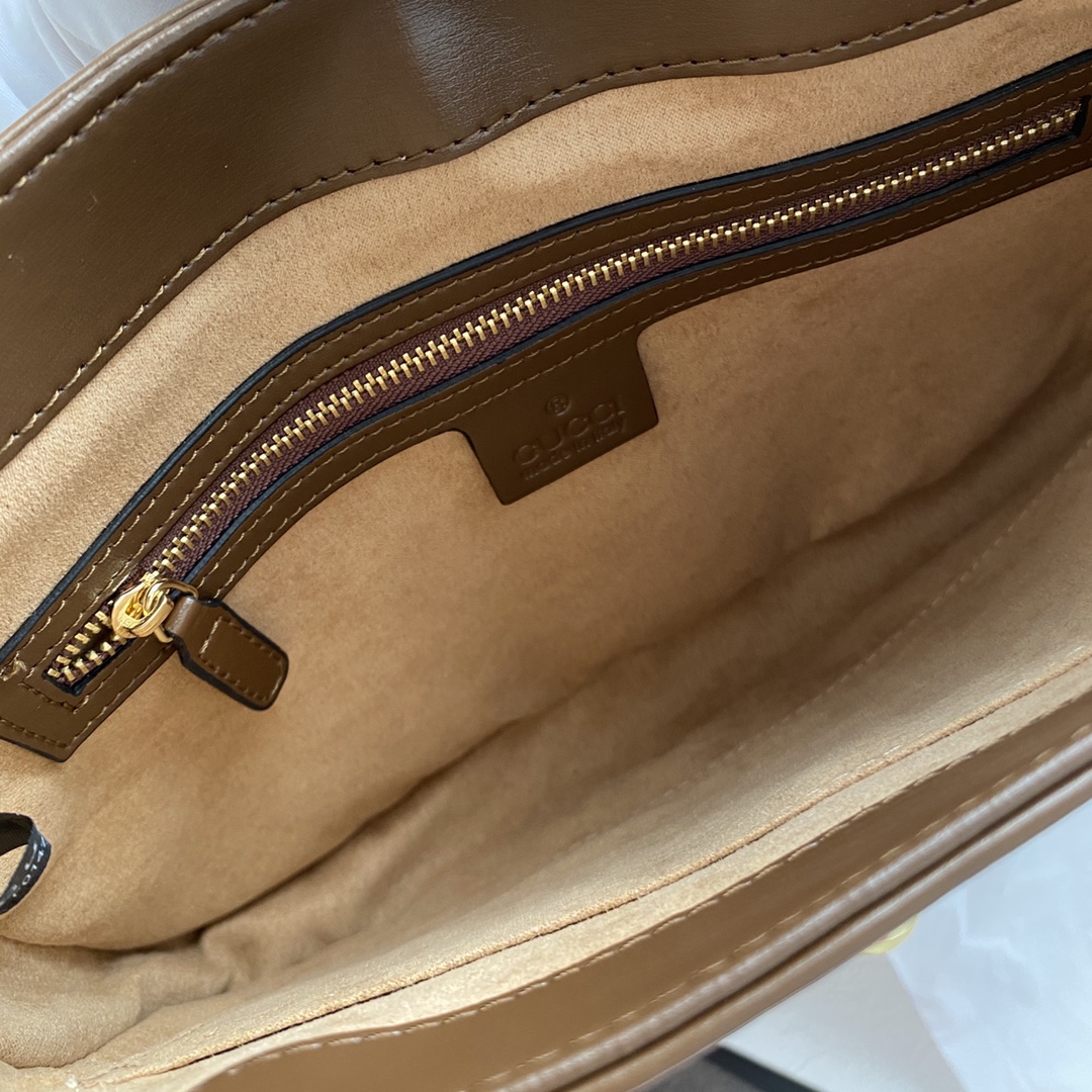 Gucci Jackie 1961 small shoulder bag-Brown - Bag