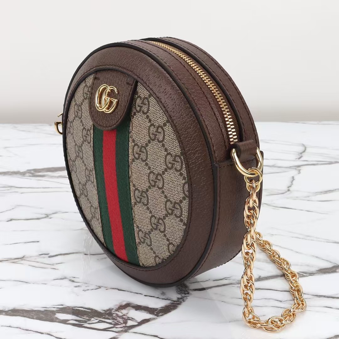 [TOP]Gucci GG Ophidia Mini Round Shoulder Bag