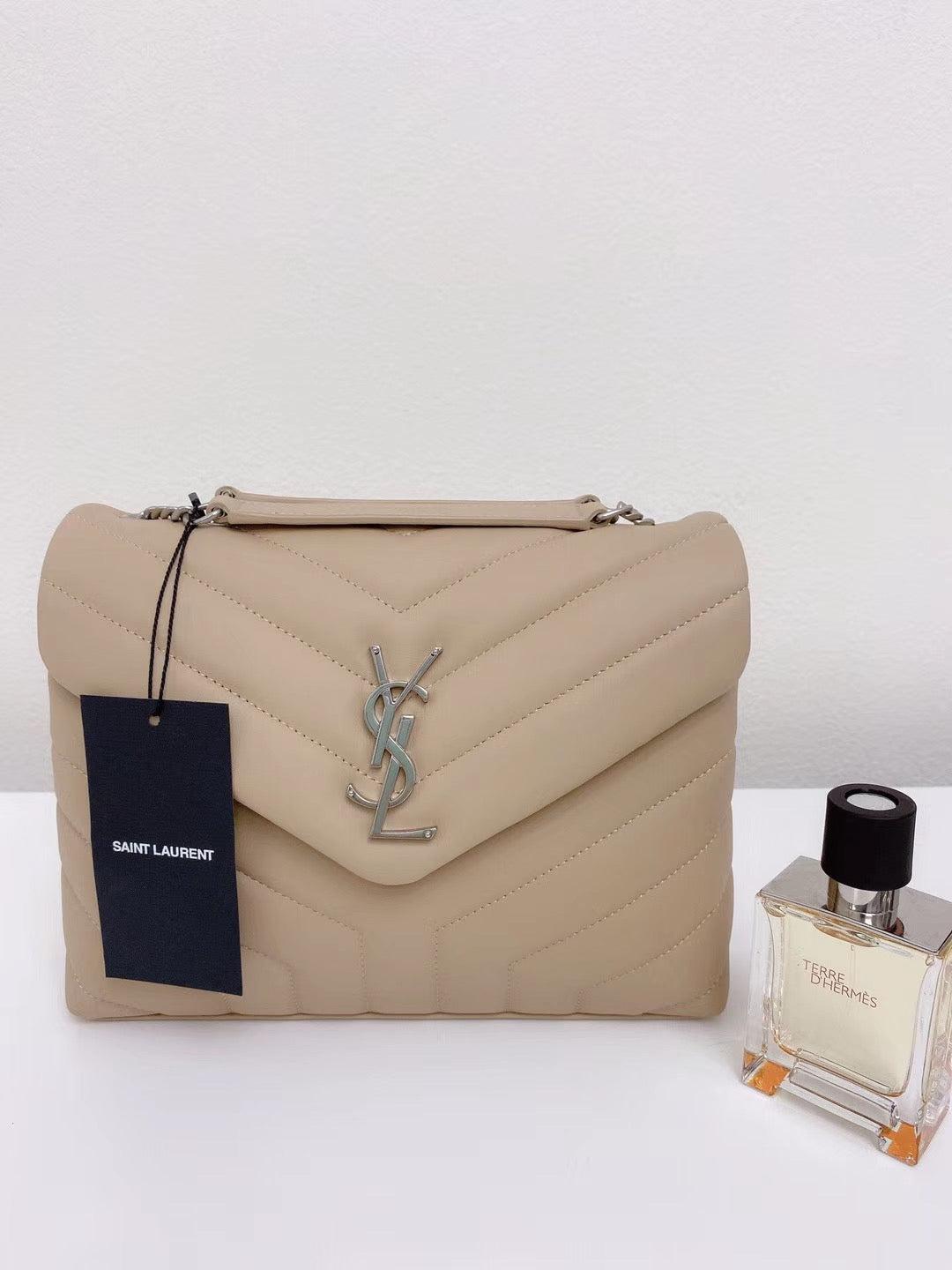 YSL Loulou Small In Quilted Y Leather Bag