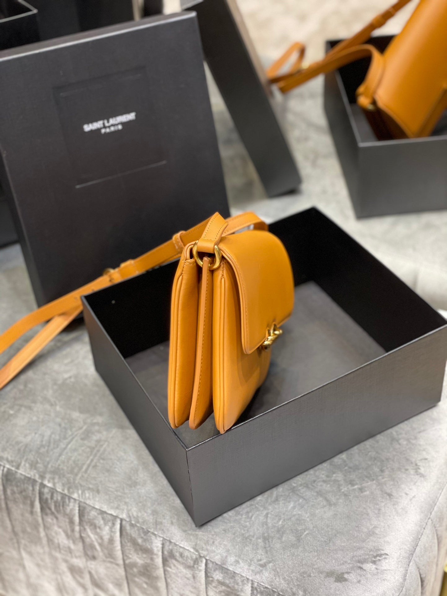 YSL Le Maillon Satchel In Smooth Leather Bag