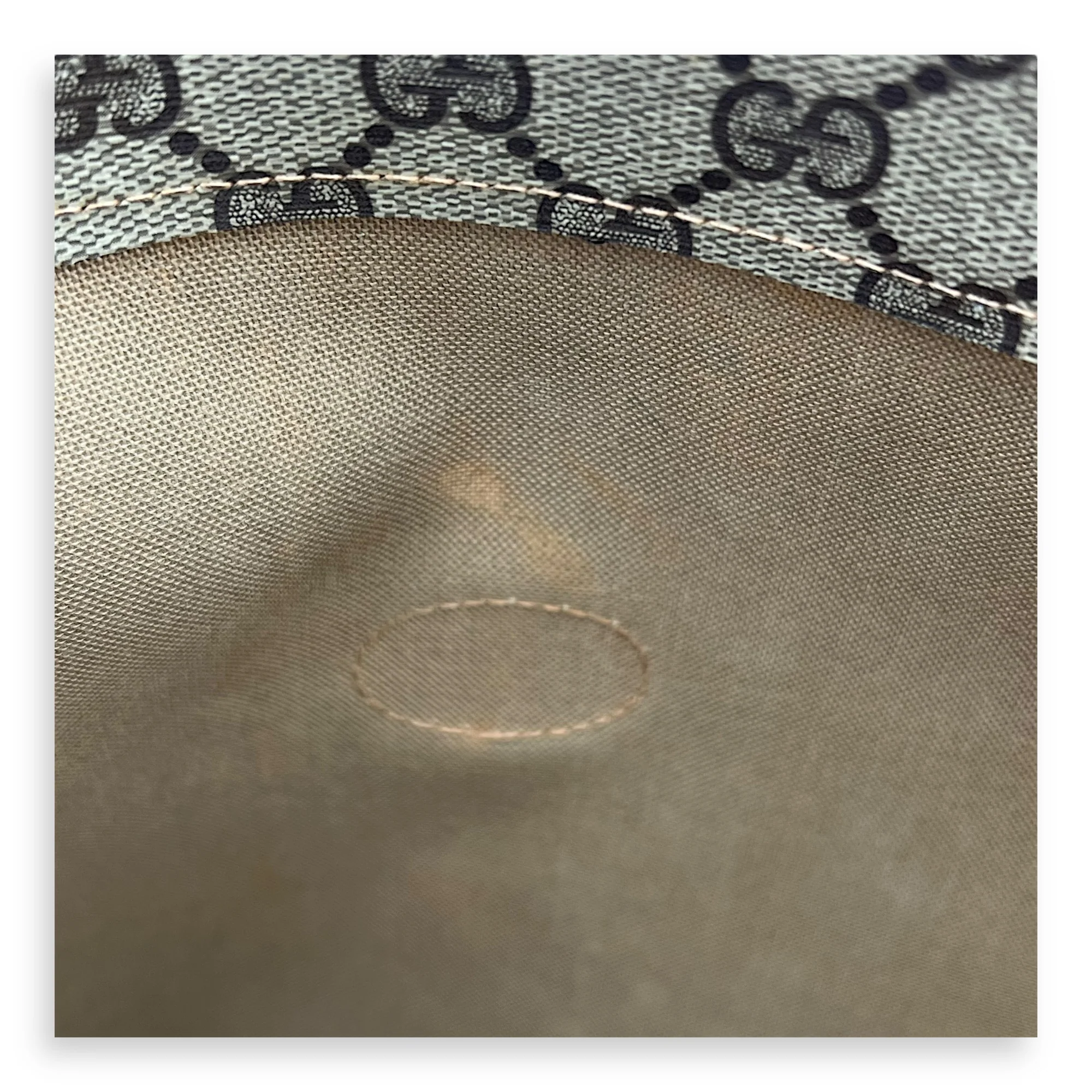 GG Supreme Tote Bag Brown in Coated Canvas
