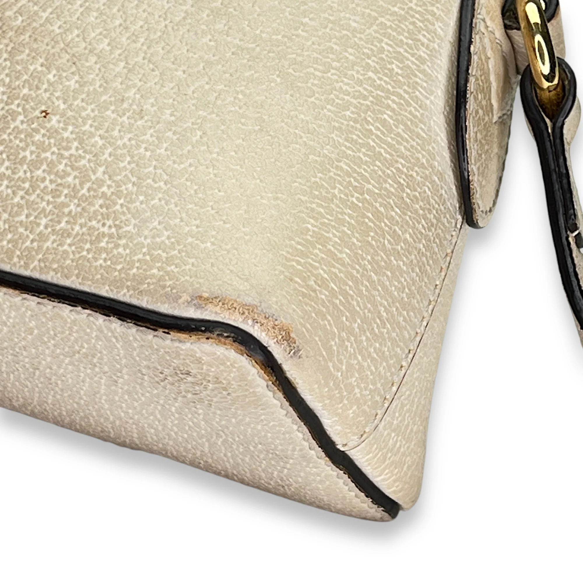 Ophidia Small Crossbody bag in Calfskin, Gold Hardware