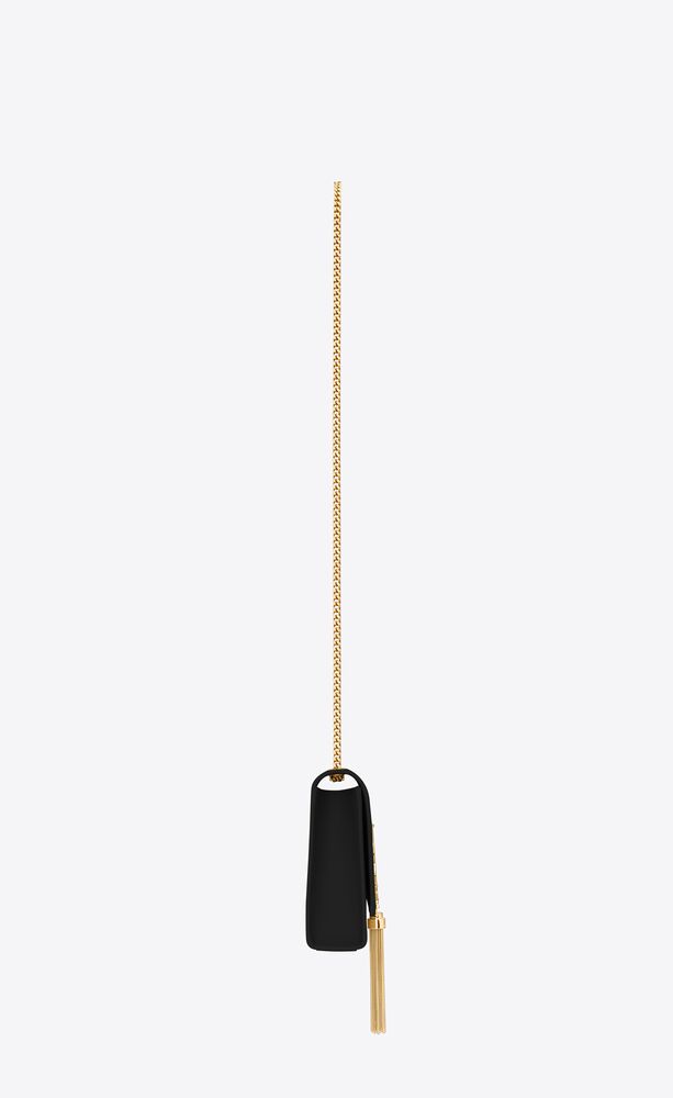 KATE MEDIUM TASSEL IN GRAIN DE POUDRE EMBOSSED LEATHER