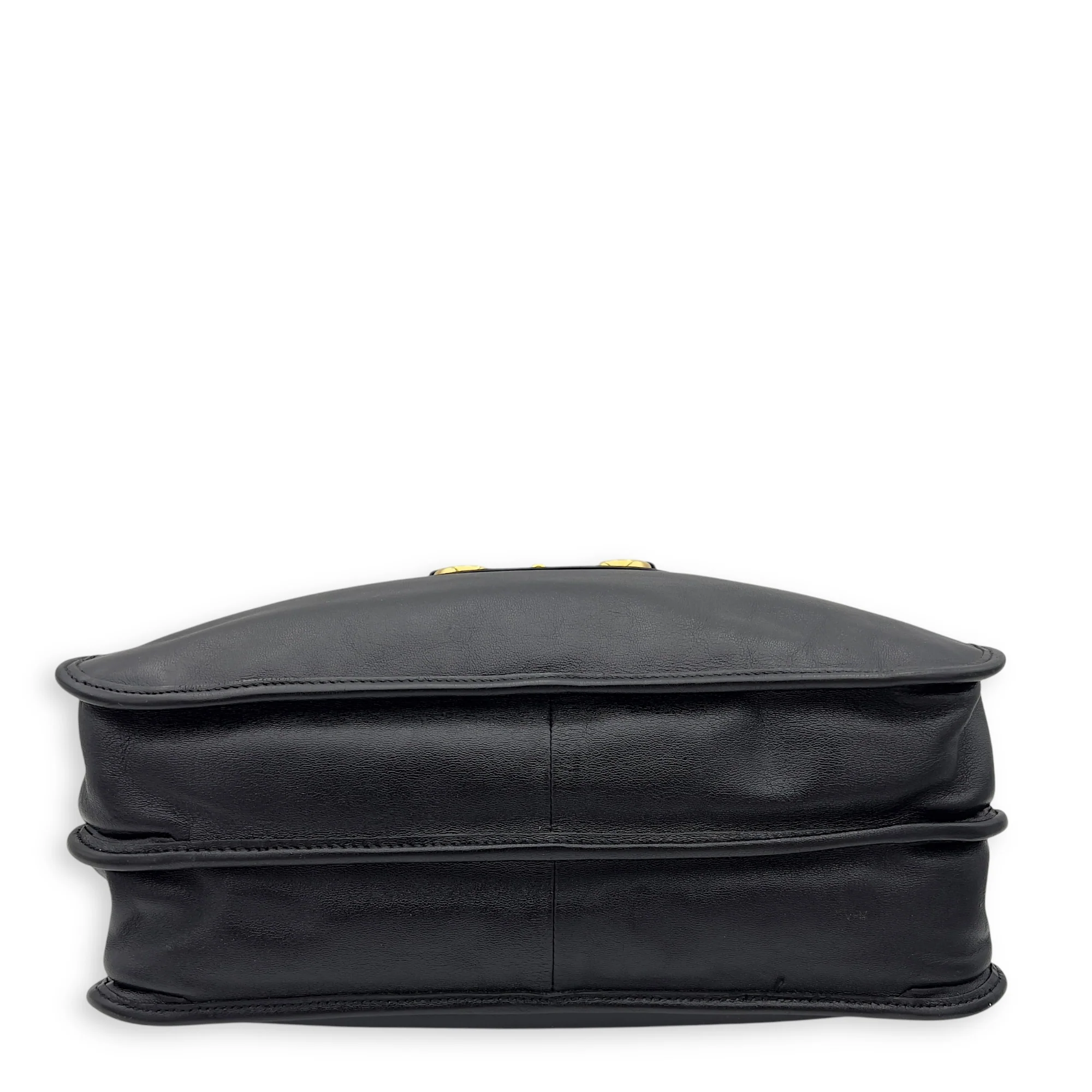 Horsebit 1955 Tote Bag Black in Calfskin, Gold hardware
