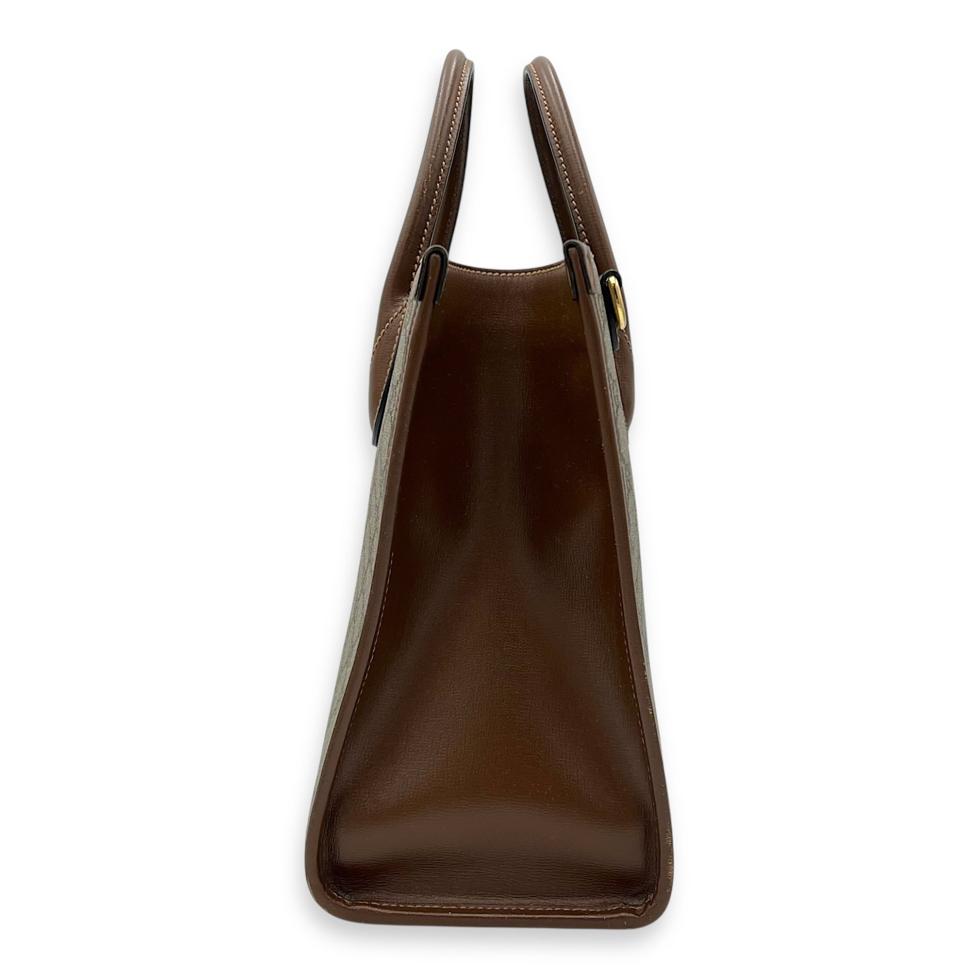 GG Supreme Brown Tote Bag in Interlocking GG Supreme, Gold hardware