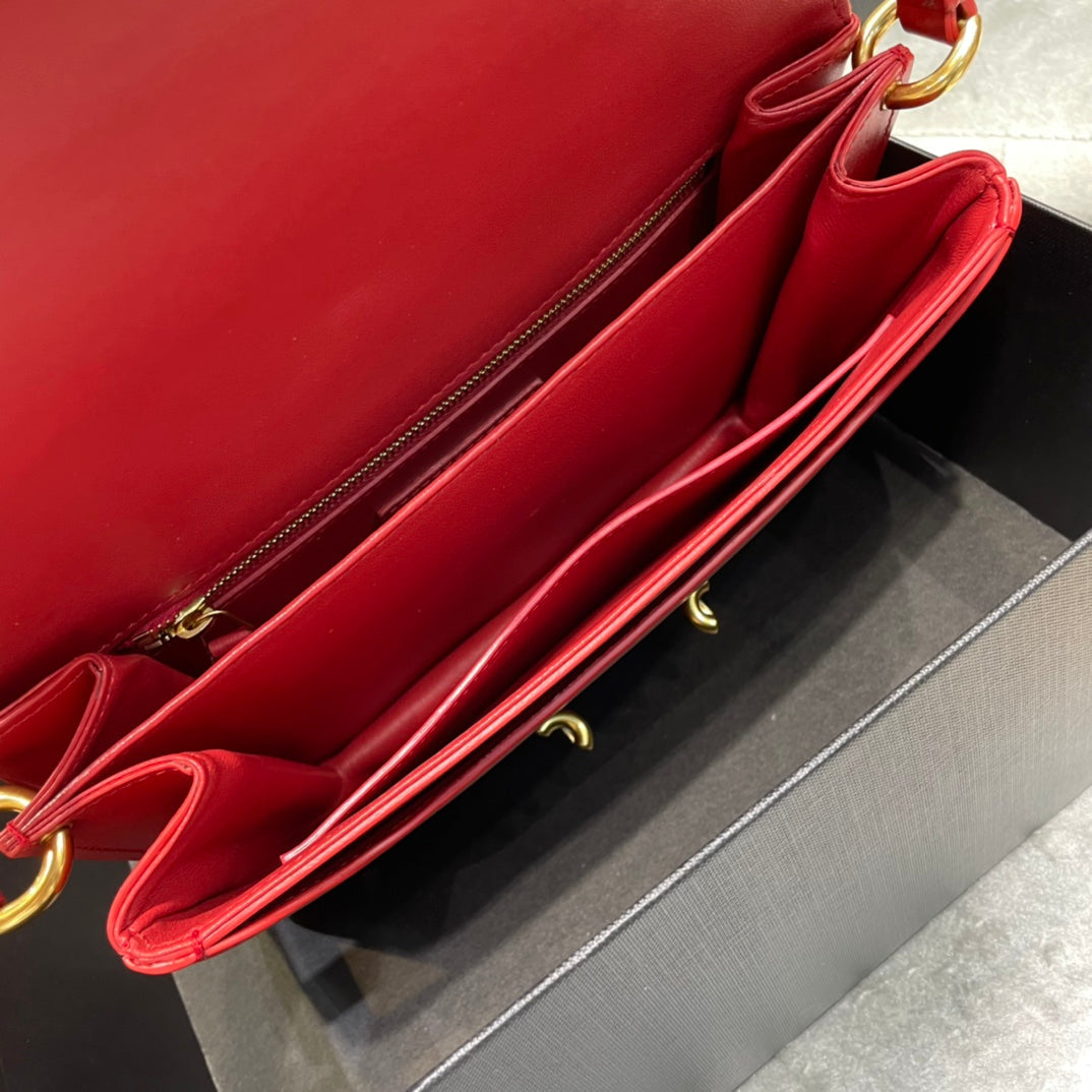 YSL Le Maillon Satchel In Smooth Leather Bag