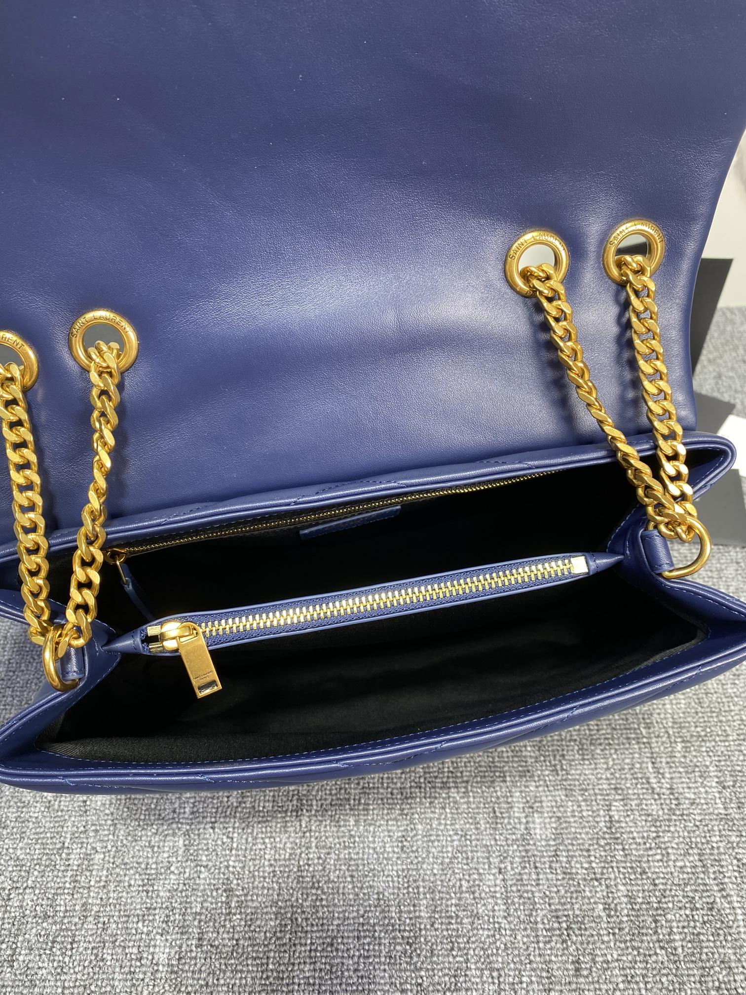 YSL Loulou Medium Chain Bag In Y Leather