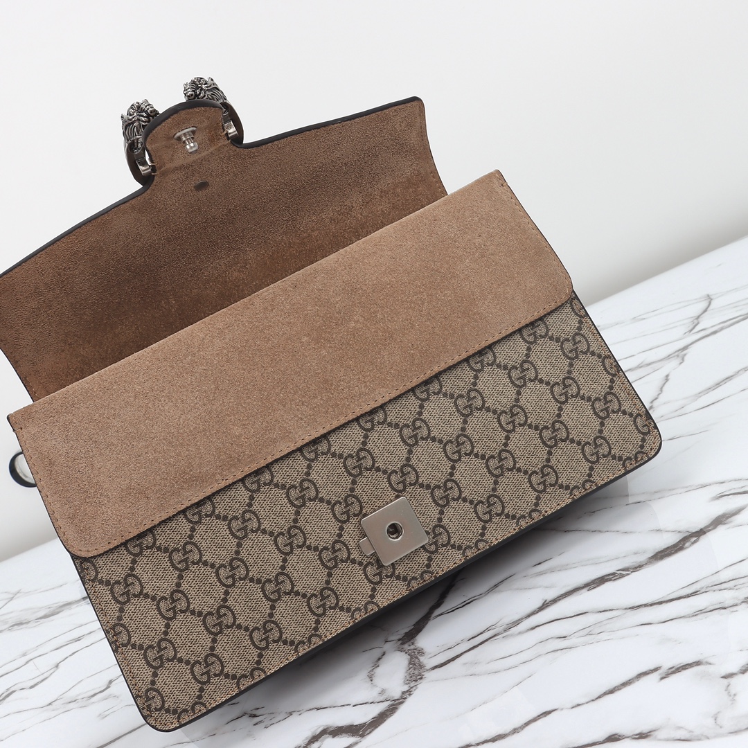 [TOP]Gucci DIONYSUS GG Shoulder Bag With Beige - Bag