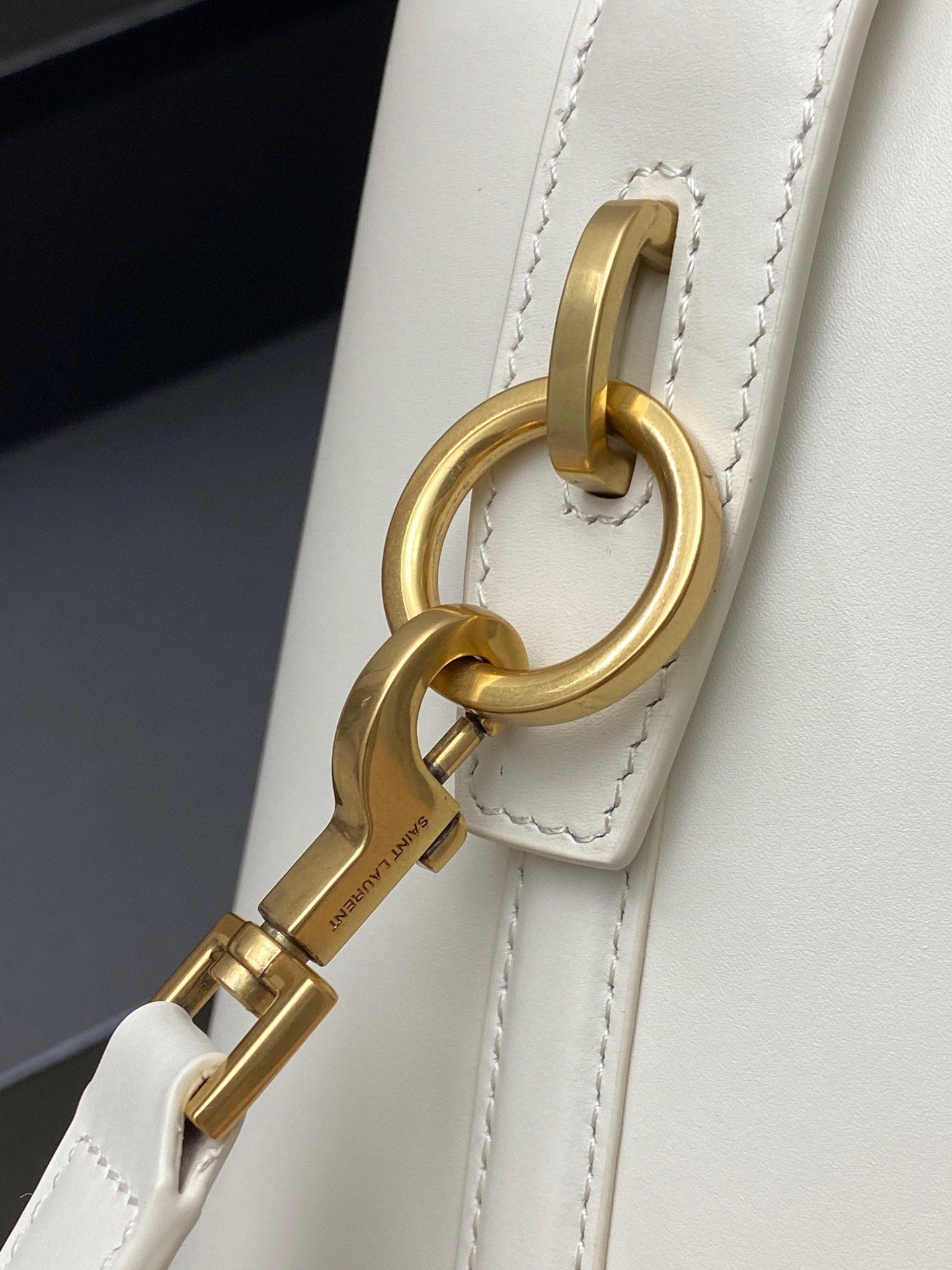 YSL Le 37 In Shiny Leather Bag