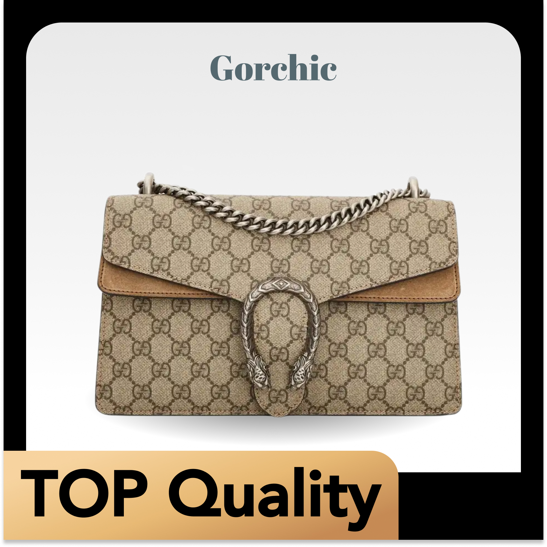 [TOP]Gucci DIONYSUS GG Small Shoulder Bag With Beige - Bag