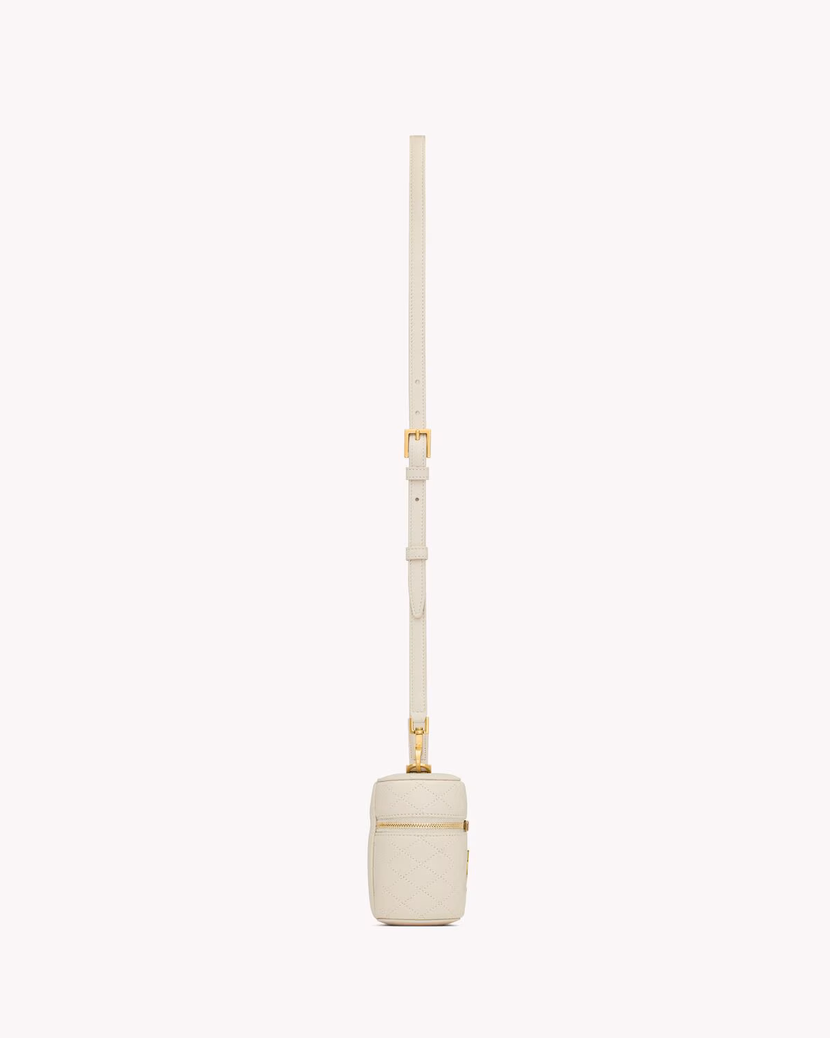 YSL GABY vanity bag in lambskin-BLANC VINTAGE