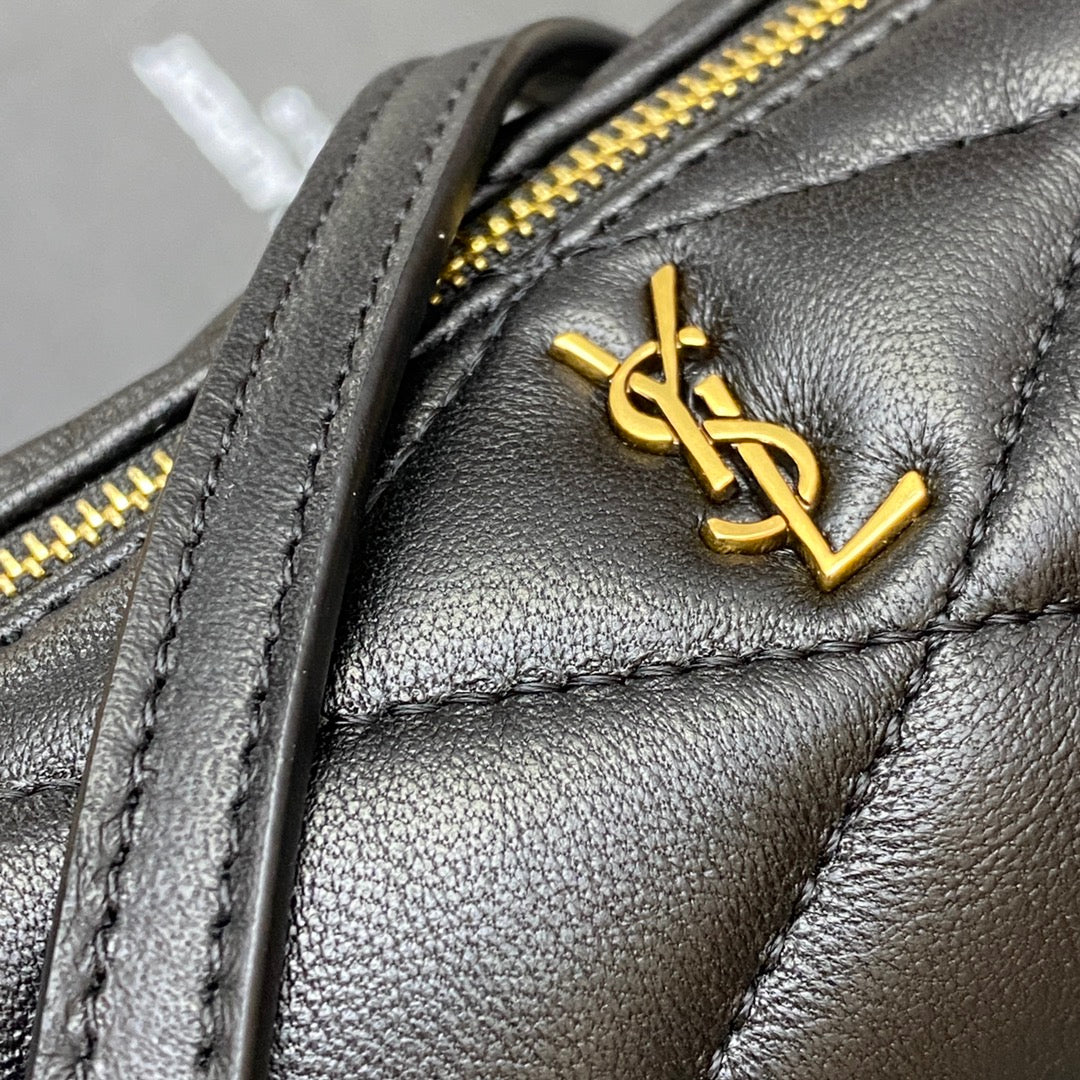 YSL SADE SMALL TUBE BAG IN QUILTED LAMBSKIN