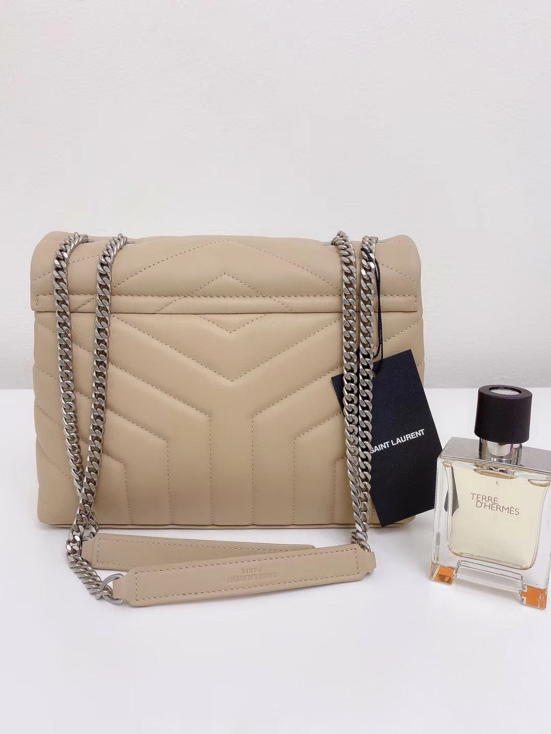 YSL Loulou Small In Quilted Y Leather Bag