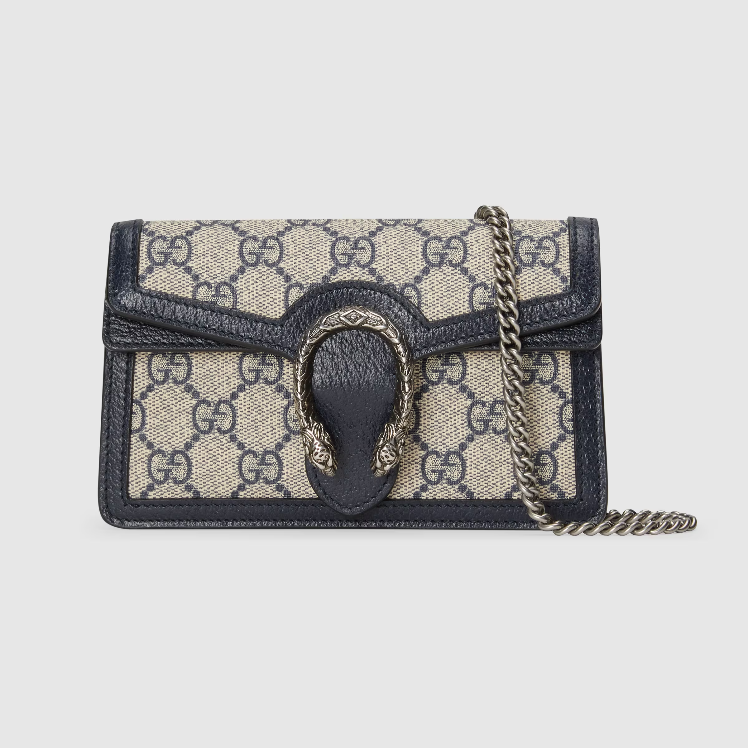Gucci Dionysus Bag Medium GG Supreme - blue and beige