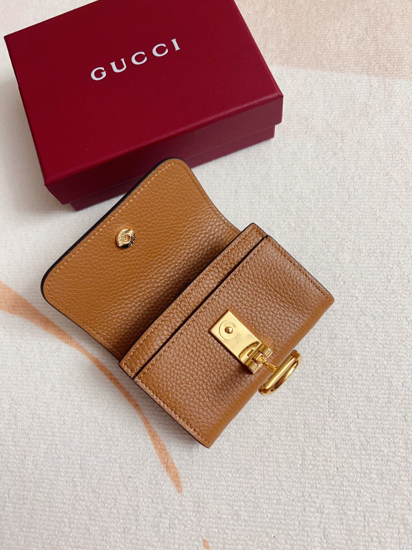 [TOP]Gucci Gucci Softbit card case -wallet