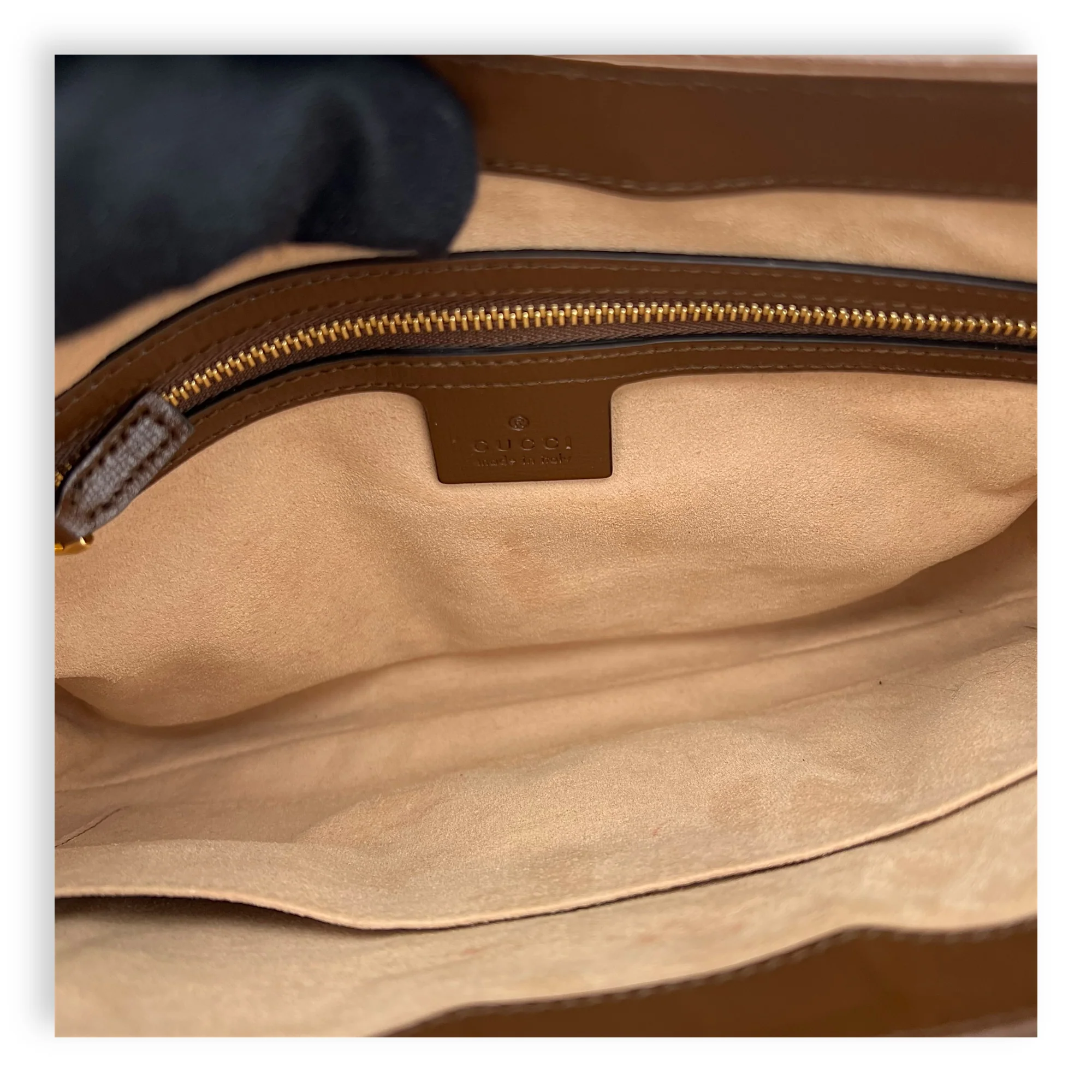 Jackie 1961 Shoulder Bag Brown in Coated Canvas, Gold hardware