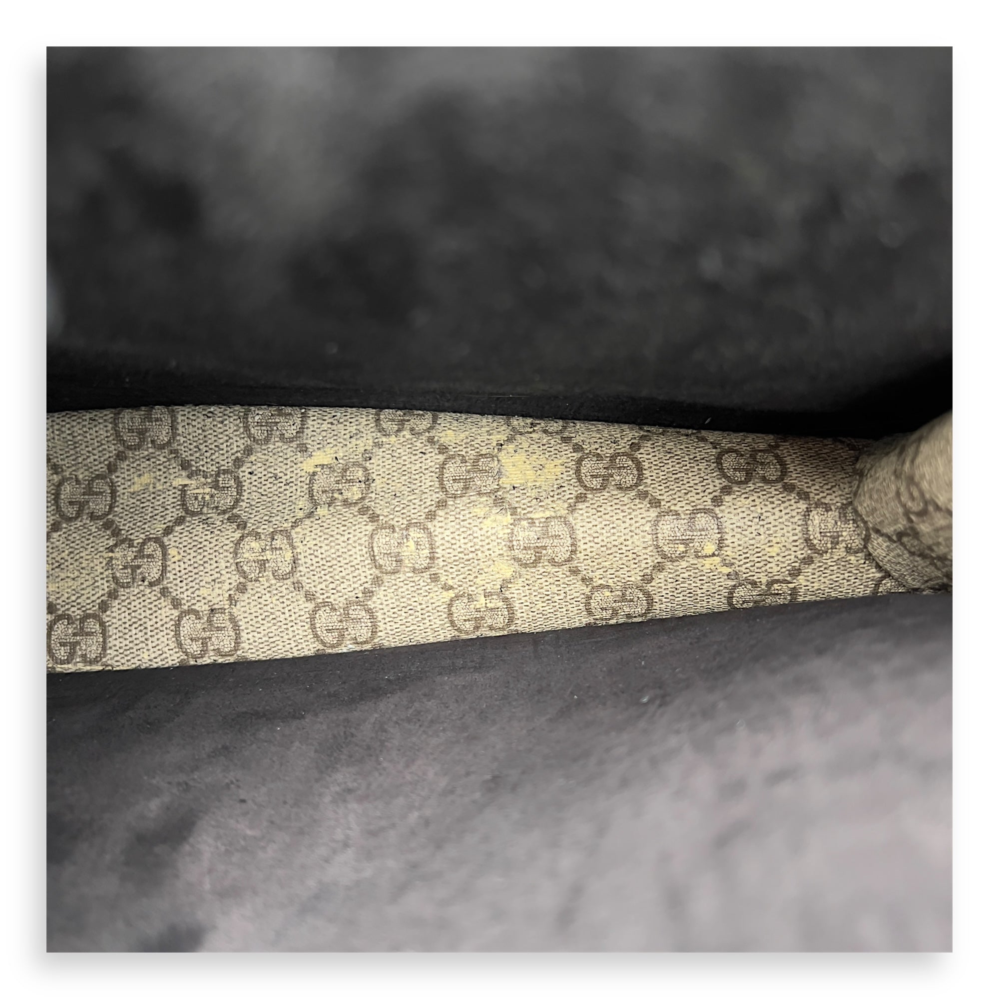 Dionysus Shoulder Bag Beige in Coated Canvas, Silver hardware