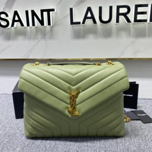 YSL Loulou Medium Chain Bag In Y Leather