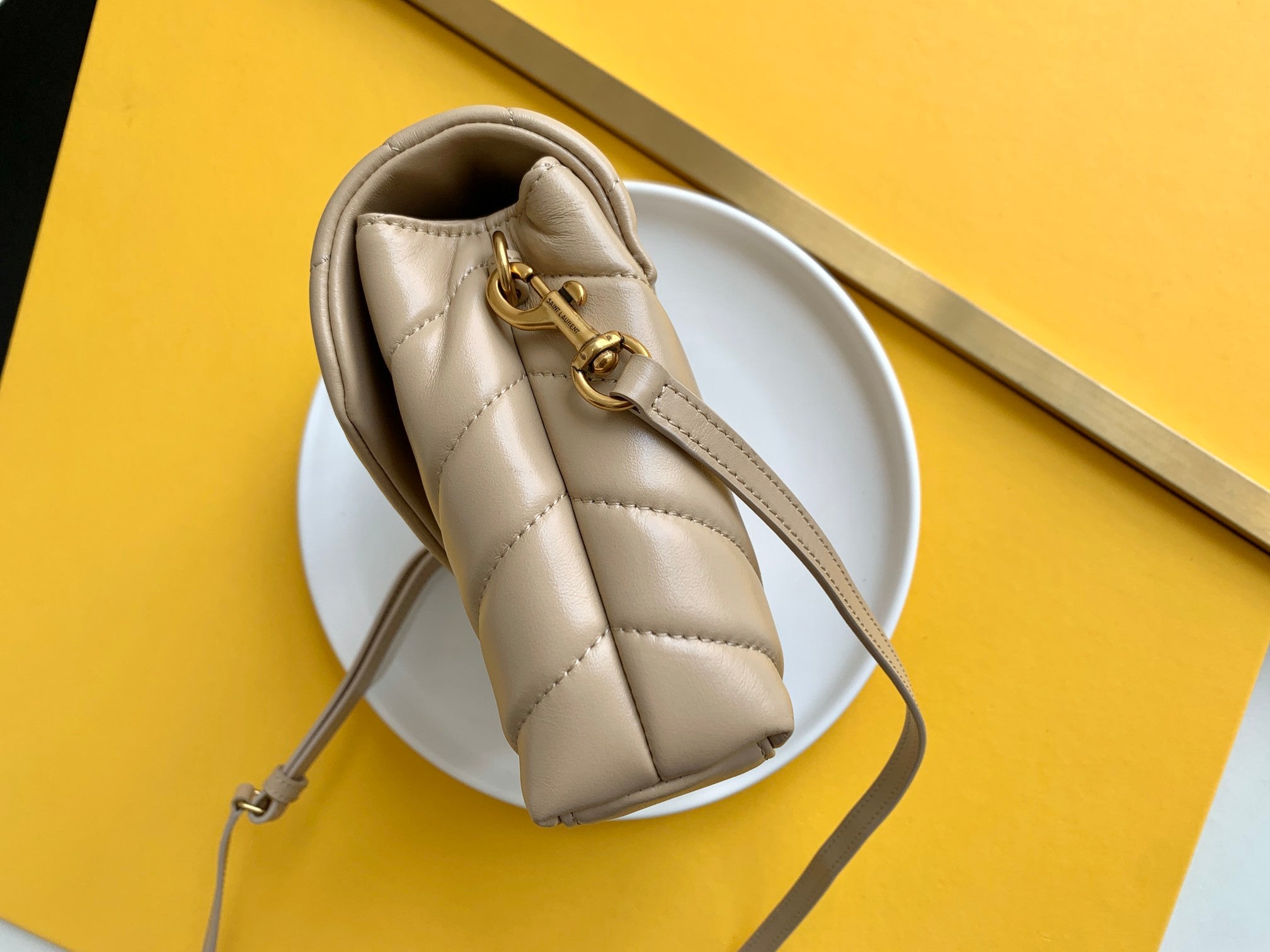 YSL Loulou Toy Bag In Matelasse Y Leather