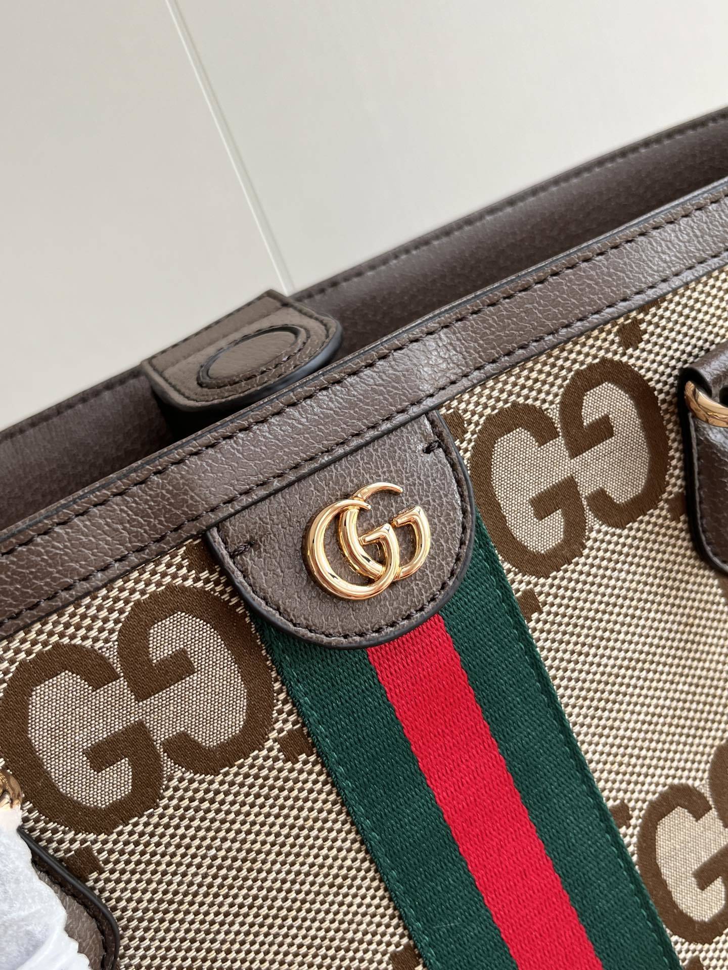 Gucci Ophidia medium tote bag Brown- Bag