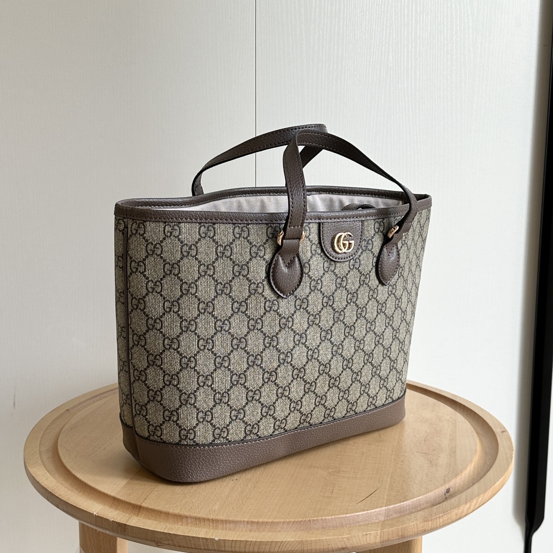 Gucci Ophidia Large Tote Bag - Gray Bag