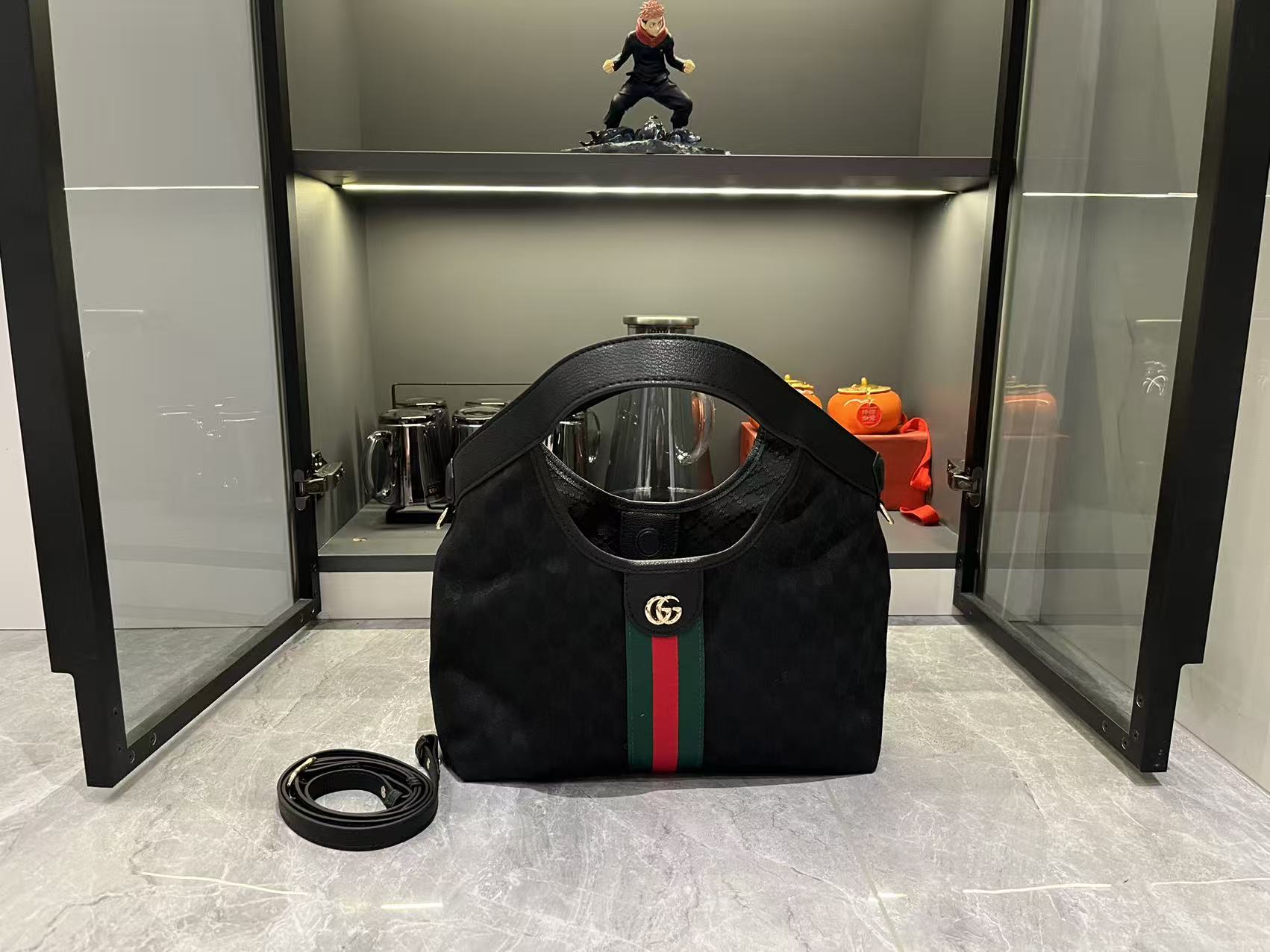 Gucci Giglio Small tote bag Dark black - Bag