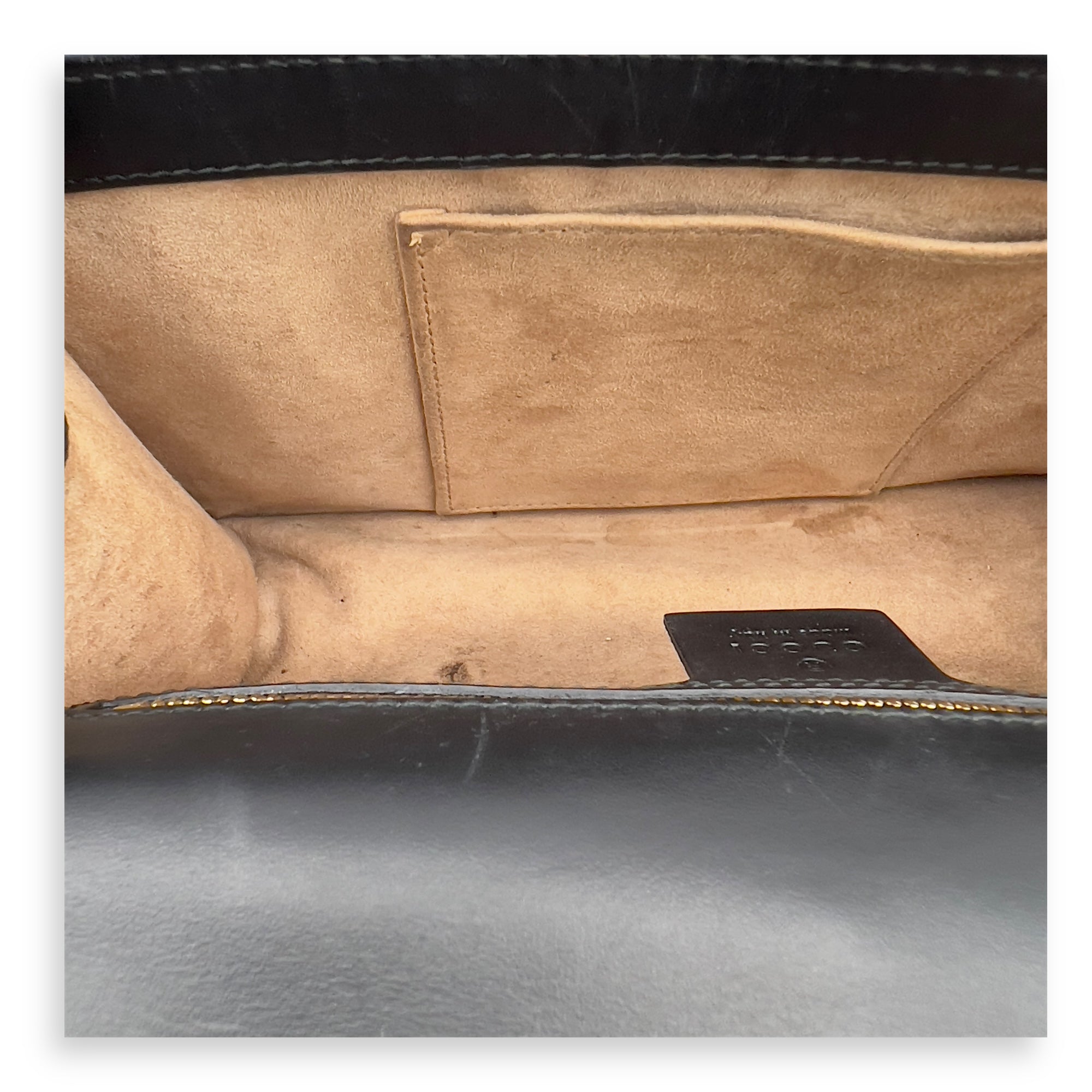 Sylvie Shoulder Bag Black in Calfskin, Gold hardware