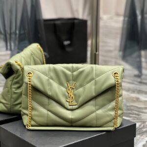 YSL PUFFER MEDIUM BAG IN QUILTED LAMBSKIN