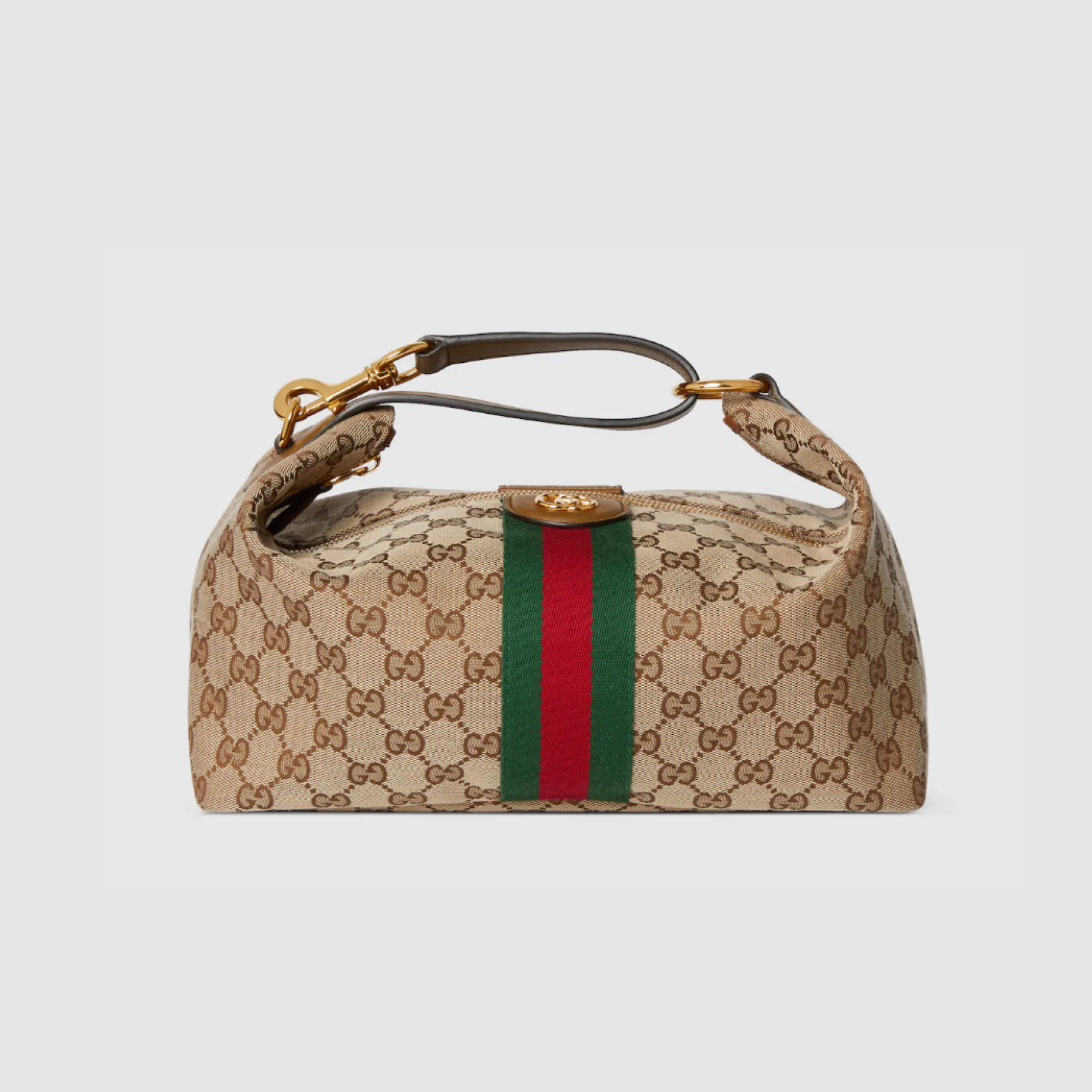 Gucci Vanity Top Handle Beige and brown GG canvas - Bag