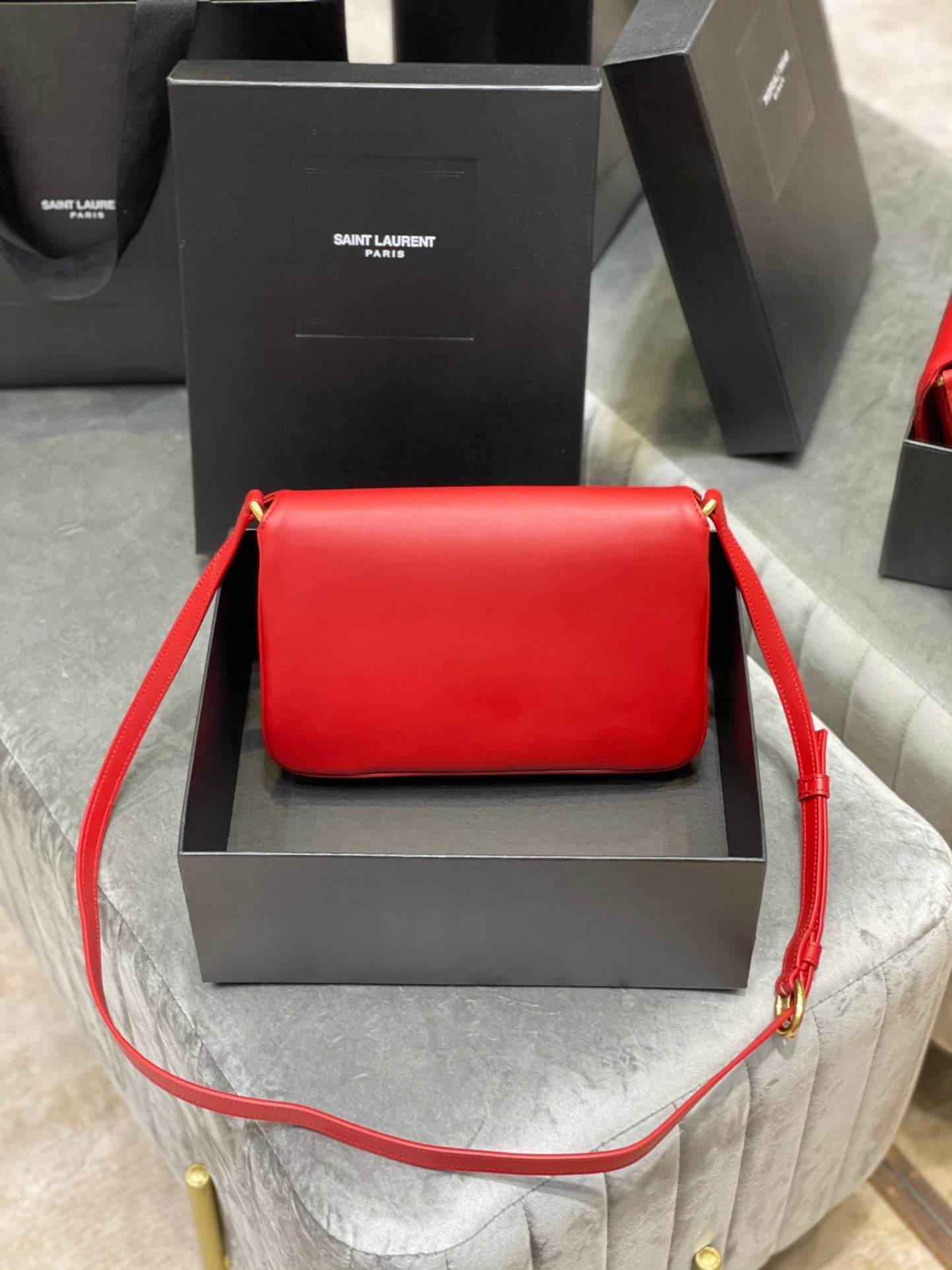 YSL Le Maillon Satchel In Smooth Leather Bag
