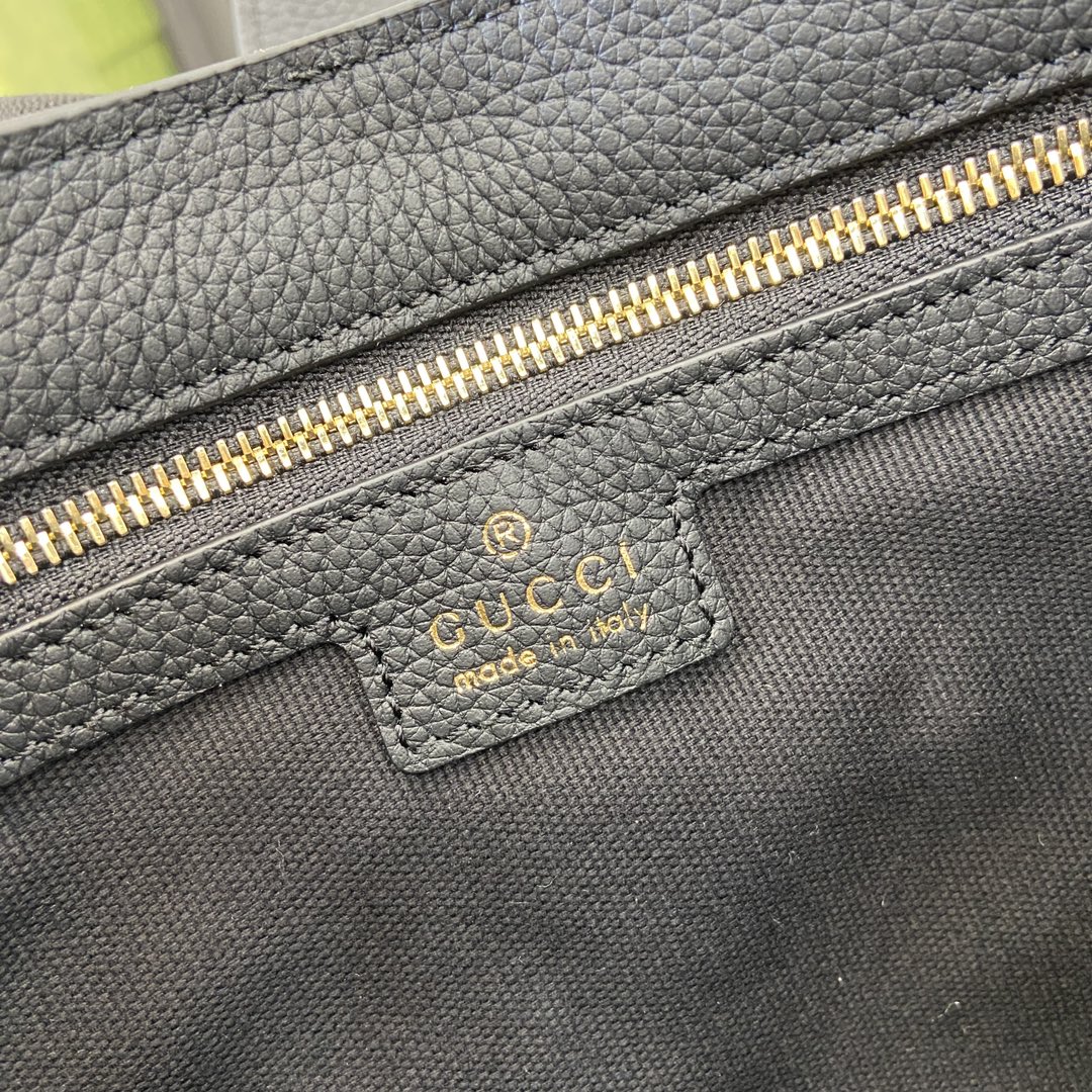 [TOP] Gucci Jackie 1961 small shoulder bag in black leather