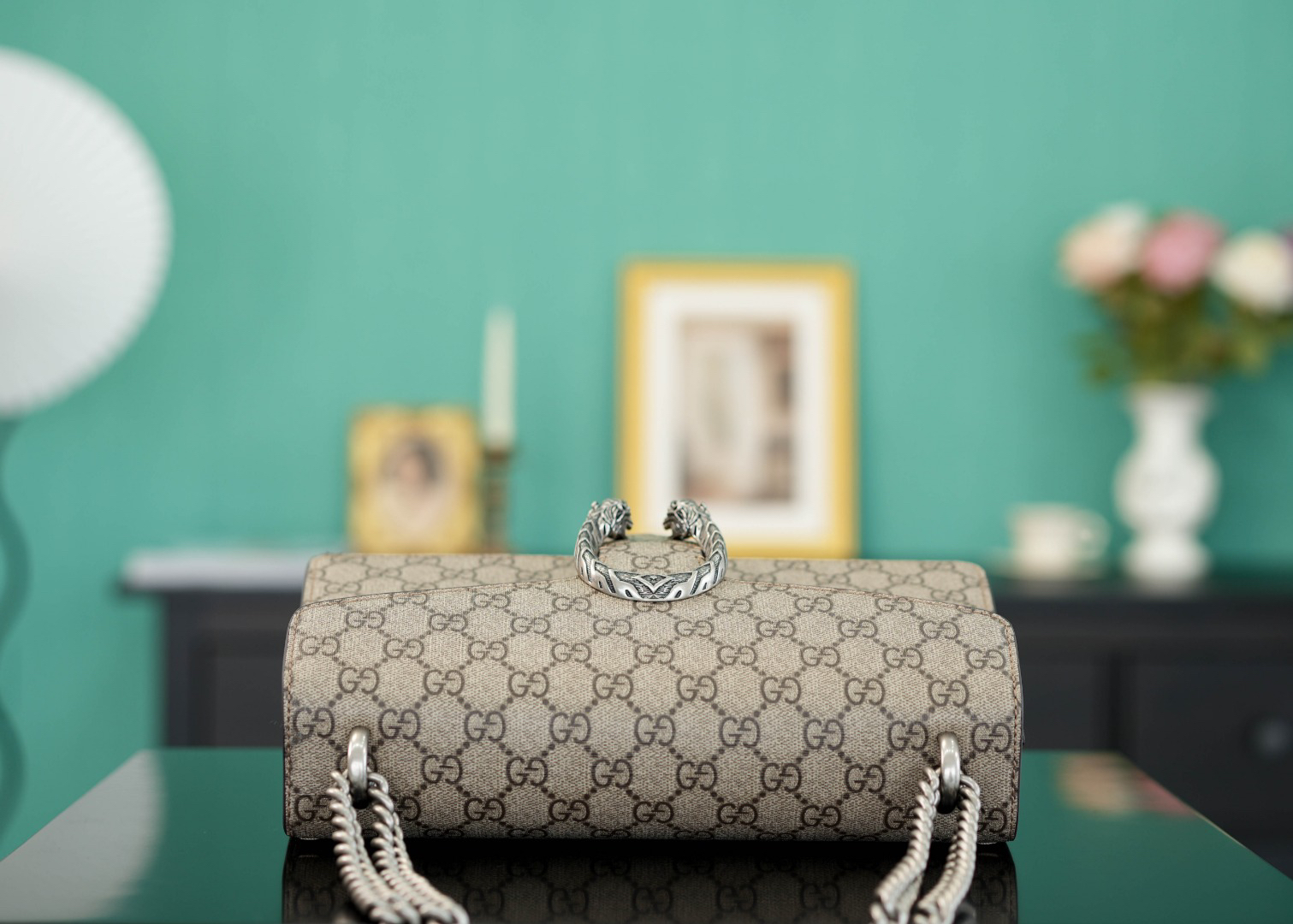 [TOP]Gucci DIONYSUS GG Shoulder Bag With Beige - Bag