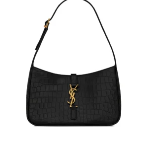 Le 5 a 7 in Crocodile Embossed Shiny Leather