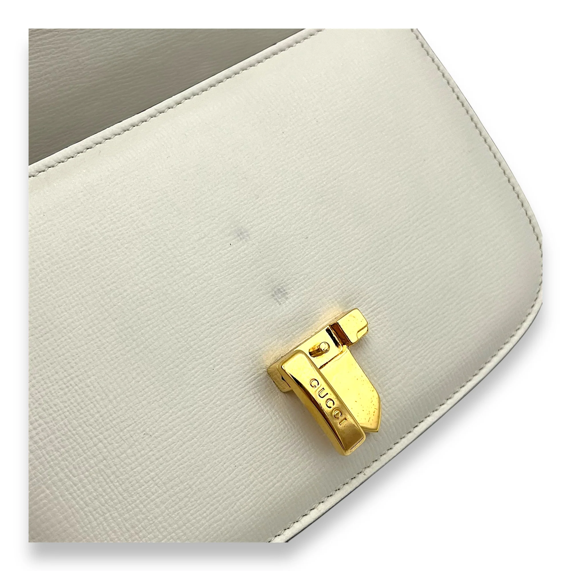Sylvie 1969 Mini Crossbody bag in Calfskin, Gold Hardware