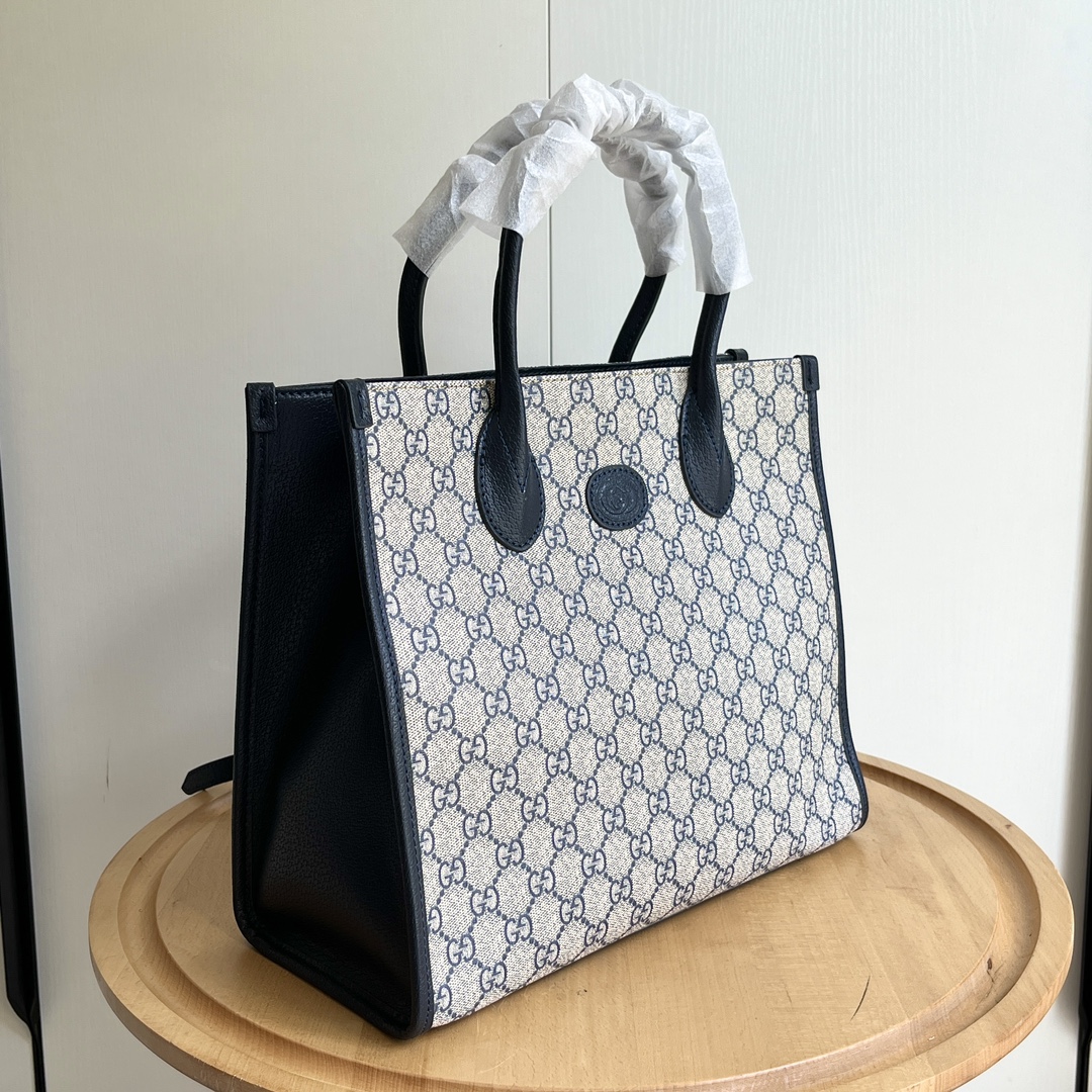 Gucci Retro Shopper - Navy Bag
