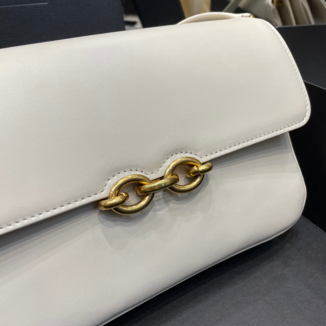 YSL Le Maillon Satchel In Smooth Leather Bag