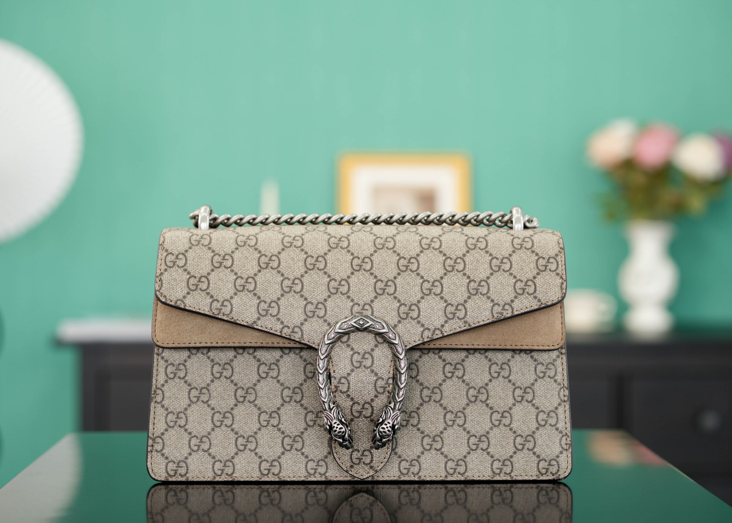 [TOP]Gucci DIONYSUS GG Shoulder Bag With Beige - Bag