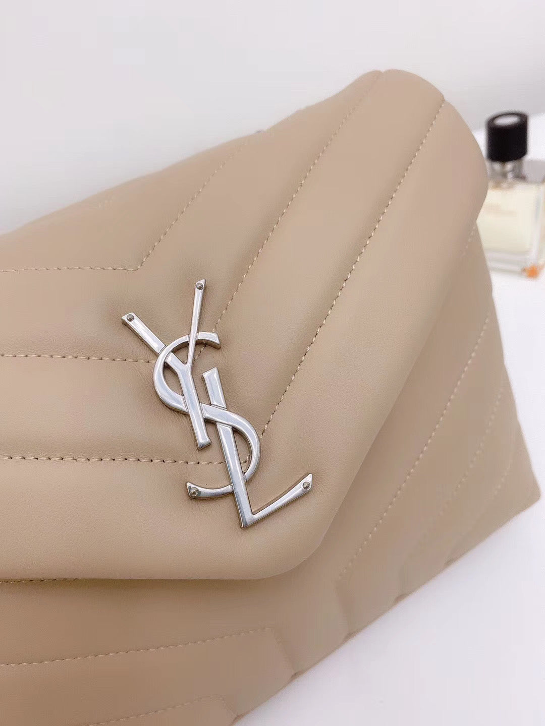 YSL Loulou Small In Quilted Y Leather Bag